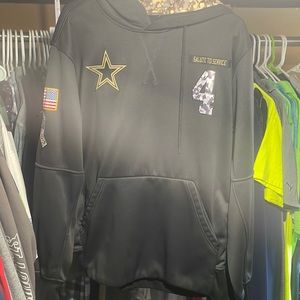 Salute to service Dallas cowboys Prescott hoodie